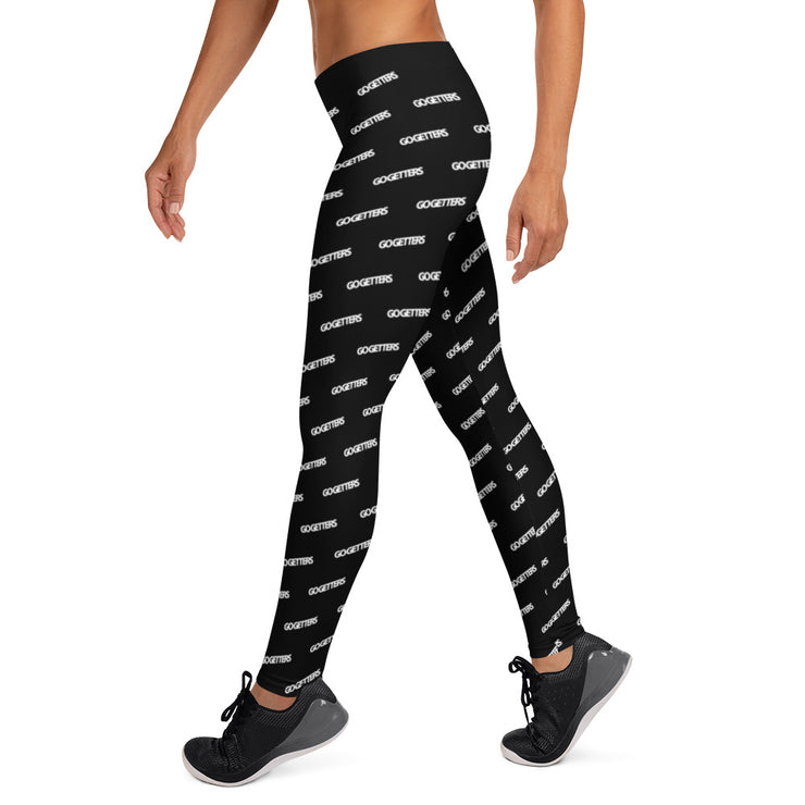Legging - Logo Print™ Black – Go Getters Clothing