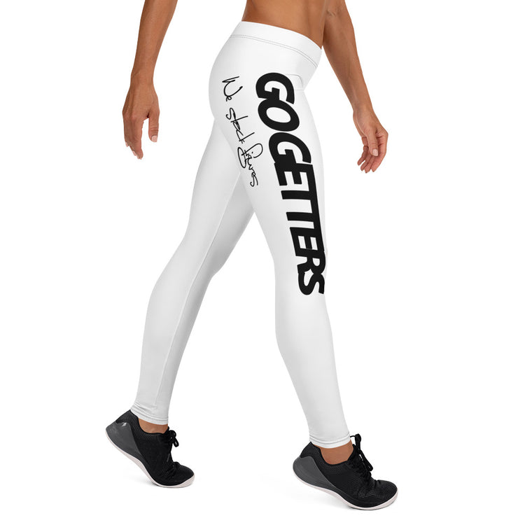 Leggings - Go Getters Classic White – Go Getters Clothing